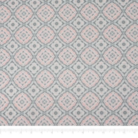 SINGER Pink Kaleidoscope Cotton Fabric